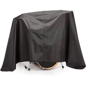 Drum Set Cover Waterproof 420D Oxford Protective Electric Drum Kit Dust Cover for Outdoor Indoor Musical Instruments 78 x 98 inch (Only Cover)