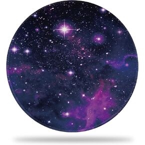 Round Desk Mat, 8.8" Romantic Hearts Round Gaming Mouse Pad, 8.8" Hand Drawn Grunge Hearts Mouse Pad with Non-Slip Base and Stitched Edge, Round Computer Keyboard Mouse Mat for Home Office Work