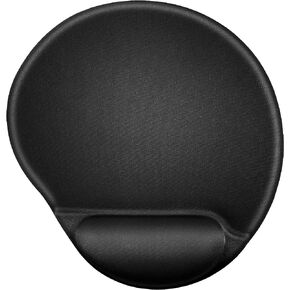 Ergonomic Mouse Pad with Superb Comfortable Wrist Rest Support Bar - Silicone Gel Mousepad with Non-Slip PU Base for Office, Home & Gaming