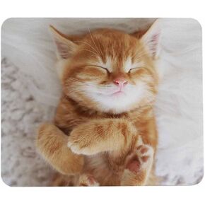 لوحة ماوس بقاعدة مطاطية مضادة للانزلاق، سهلة الانزلاق، حصيرة فأرة كمبيوتر لأجهزة الكمبيوتر والكمبيوتر المحمول والألعاب والمكتب والمنزل، مقاس 7.9 * 9.5 بوصة، الدب البني يرحب بأمواج مخلب in Kuwait