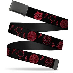 Buckle-Down mens Buckle-down Web Supernatural 1.5" Belt, Multicolor, 1.5 Wide - Fits up to 42 Pant Size US