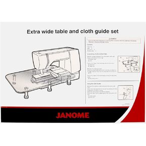 Janome Extra Wide Table with Cloth Guide Fits MC8900, 8200, 7700 & More!