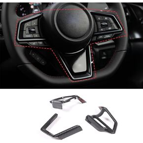 Cover Trim Compatible with Subaru WRX 2022 2023 2024, Car Panel Protection Frame Molding Trim WRX 2022 2023 2024 Accessories (Carbon Fiber Pattern-Automatic Transmission)