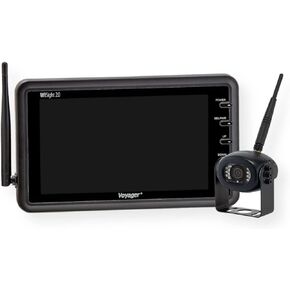 Voyager WVSXS70 Digital Wireless Observation System, 7-inch Wireless LCD Monitor, Wireless 12VDC Rear Camera, WiSight 2.0 Technology, Auto-Pairing Capability, Wide Viewing Angle