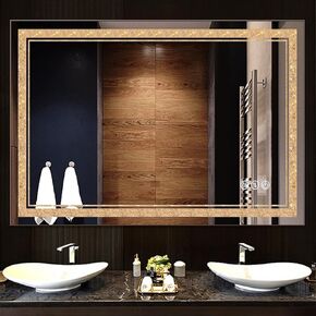 LED Oval Crystal Bathroom Vanity Mirror with Lights 20x30inch Oval Smart Wall Mirror for Bathroom LED Crystal Lighted Makeup Mirror 3Color Anti-Fog Dimmable Touch Memory Crystal Light up Mirror