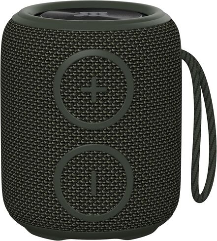 سماعات بلوتوث محمولة مقاومة للماء من Cubitt، نظام شحن سريع، وقت تشغيل يصل إلى 15 ساعة، تجربة ستيريو مع مكبري صوت، ميكروفون مدمج، صوت ممتاز، أخضر in Kuwait