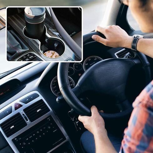 2 Pack African Elephant Car Coasters for Drinks Absorbent, Ceramic Car Cup Holder Coaster for Your Car with Fingertip Grip, 2.5 inch in Saudi Arabia
