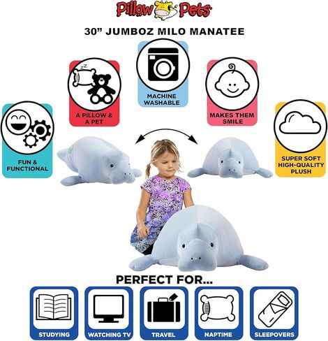 وسادة الحيوانات الأليفة ميلو ماناتي جامبو 30 بوصة منتفخة in Kuwait