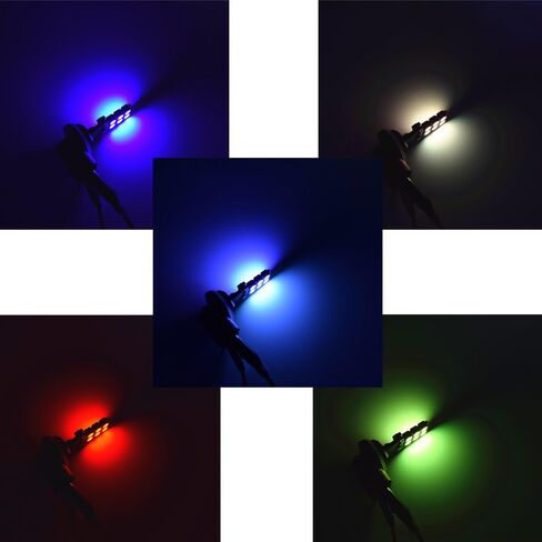 1797 881 LED RGB Fog Lights Bulb Amber Yellow White Multicolor 16 Color Changing Switch Kit Strobe Lamp Bulbs for Car Trucks Remote Control Switch Error Free Plug and Play 12V 5050SMD Replacement in Kuwait