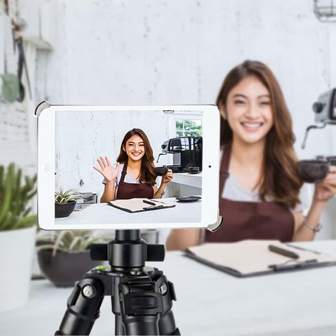 حامل كمبيوتر لوحي على الزجاج الأمامي للسيارة مقاس 9.5 بوصة - 14.5 بوصة، حامل iPad على لوحة القيادة في النافذة مع طرف لولبي 1/4 بوصة، دوران 360 درجة، عصا جل شفط 95 مم من مادة TPU لأجهزة iPad Pro 12.9، Air، Surface Pro، Go in Saudi Arabia