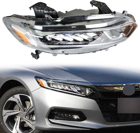 Headlight Assembly Replacement for 2018 2019 2020 Honda Accord Projector Halogen Headlamp Right Passenger Side in Saudi Arabia