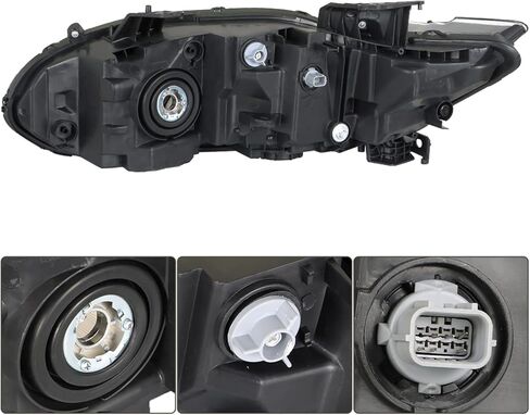 Headlight Assembly Replacement for 2018 2019 2020 Honda Accord Projector Halogen Headlamp Right Passenger Side in Saudi Arabia