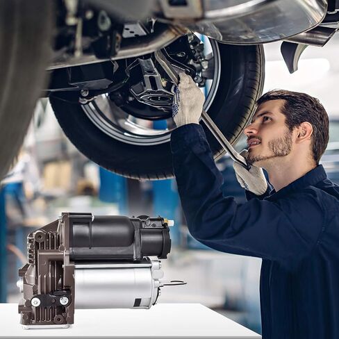 مضخة ضاغط تعليق هوائي Nifeida 1643201204 متوافقة مع 2006-2012 Mercedes Benz W164 X164 GL320 GL350 GL450 GL550 ML320 ML350 ML450 ML500 ML550 ML63 AMG 1643200004 1643200304 in Kuwait