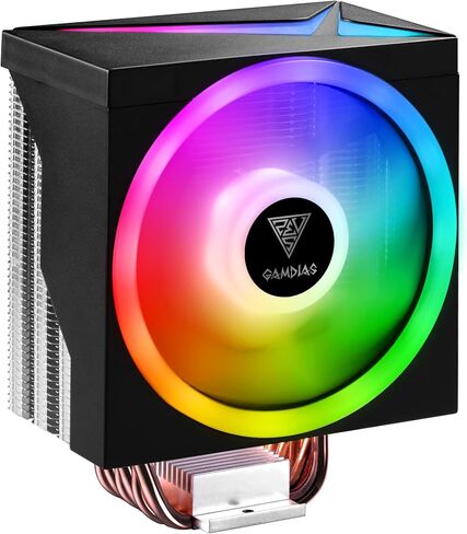 GAMDIAS Ventilateur processeur Boreas M1-610 Lite RGB (Noir) in Kuwait
