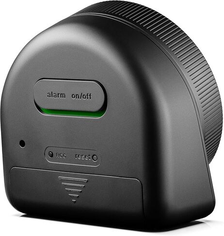 Braun Digital Alarm Clock with Snooze, Negative LCD Display, Rotating bezel for quick time setting, Crescendo Beep Alarm in Black, model BC24B. in Saudi Arabia