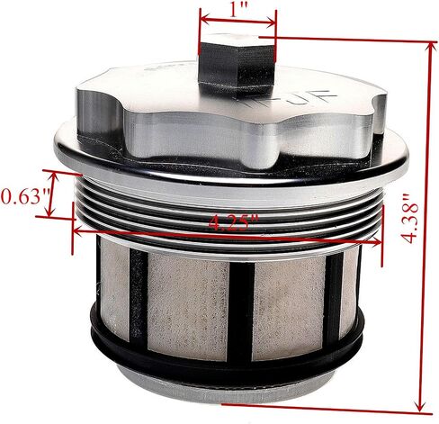 عنصر فلتر الوقود iFJF FD-4596 واستبدال غطاء فلتر الوقود F81Z9G270BA لPowerstroke 7.3L E350 E450 E550 2003 F250 F350 F450 F550 Super Duty 1999-2003 F81Z9N184AA 1831193C91 in Saudi Arabia