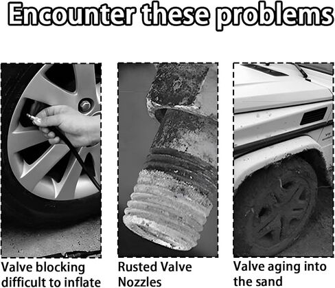 4PCS Metal Car Tire Valve Stem Caps, Brass Wheel Valve Covers, Auto Dustproof Tire Cap Hexagon Shape, Universal Leak-Proof Air Protection Car Tire Accessory for Motorcycle Truck Bicycle (Black) in Saudi Arabia