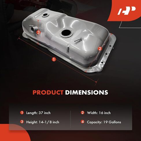 A-Premium Fuel Tank with O-Ring Compatible with Toyota Pickup 1985 1986 1987 1988 2.4L, Gas, Replace# CT10C, 7700135960 in Saudi Arabia
