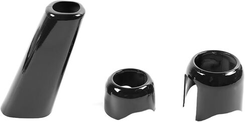 غطاء فرامل اليد Wrangler JL أسود، غطاء مقبض ناقل الحركة لسيارة Jeep Wrangler JL JLU Gladiator JT 2018-2024 ملحقات داخلية سوداء 3 قطع in Kuwait