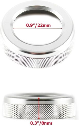 Xotic Tech Blue Alloy Aluminum Stereo Volume Audio Control Knob Switch Button Decoration Ring Cover Trim Compatible with Mercedes A B C E CLA GLA GLK ML GL Class in Saudi Arabia