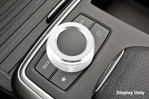 Xotic Tech Blue Alloy Aluminum Stereo Volume Audio Control Knob Switch Button Decoration Ring Cover Trim Compatible with Mercedes A B C E CLA GLA GLK ML GL Class in Saudi Arabia