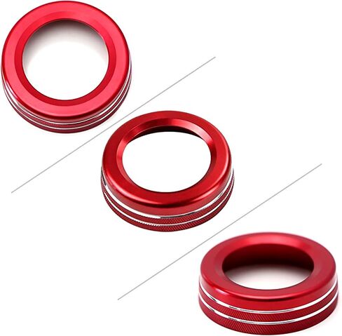 Xotic Tech Blue Alloy Aluminum Stereo Volume Audio Control Knob Switch Button Decoration Ring Cover Trim Compatible with Mercedes A B C E CLA GLA GLK ML GL Class in Saudi Arabia