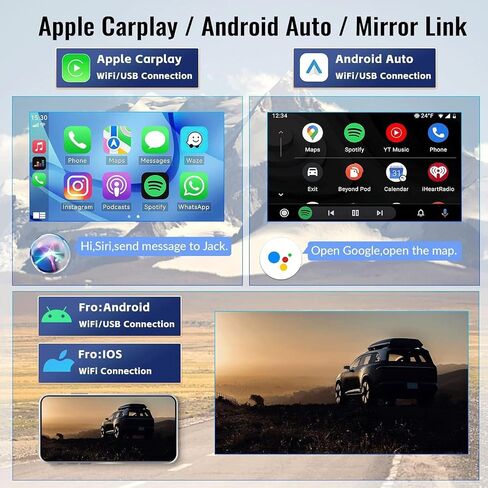 راديو CAMECHO لسيارة KIA Cerato K3 Forte 2013-2018، ستيريو سيارة Android 13 مع Carplay لاسلكي وAndroid Auto، 2+32G 9 بوصة راديو سيارة بشاشة تعمل باللمس مع بلوتوث، FM/RDS، DSP، GPS، WiFi، كاميرا احتياطية in Saudi Arabia