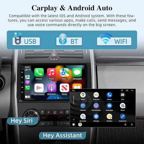 [2+64G] Android Car Radio for Mercedes Benz W906 Sprinter W169 W245 W639 Vito Viano - Wireless Carplay and Android Auto - 9 Inch Touch Screen Car Stereo with WiFi/GPS + AHD Backup Camera in Saudi Arabia