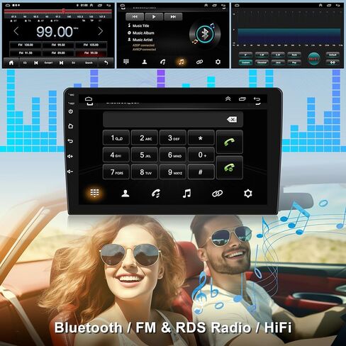 Android Car Stereo for Honda Civic 2006-2011,Wireless CarPlay Android Auto Car Radio,10.1 Inch Touch Screen Head Unit WiFi GPS Navigation FM RDS Hi-Fi Bluetooth SWC Backup Camera Mic in Saudi Arabia