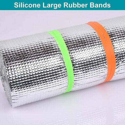 Large Rubber Bands - Big Rubber Bands, Approximately 140 Pack Rubber Bands Per Bag, Long Rubber Bands, Assorted Colors, Elastics Bands,7"x 1/8'' in Saudi Arabia