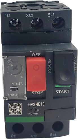 GV2ME10 قطاع دارة محرك عشاري 4-6.3A زر تشغيل المحرك اليدوي جديد in Saudi Arabia