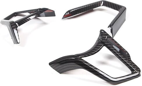 غطاء إطار زر متوافق مع Subaru WRX 2022 2023 2024، إطار حماية لوحة السيارة WRX 2022Accessories (نمط ألياف الكربون - ناقل الحركة اليدوي) in Saudi Arabia