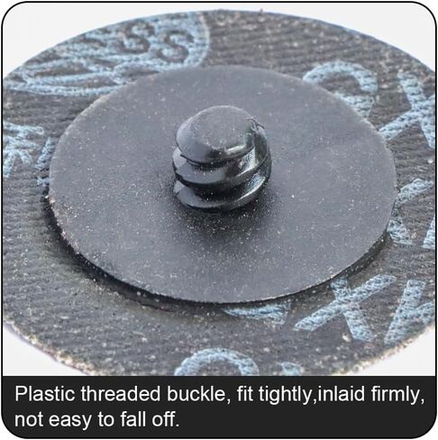 100Pcs 2" inch Sanding Disc Roll Lock R-Type Sandpaper Quick Change Disc Grinding Pad Abrasive Disc (120) in Saudi Arabia