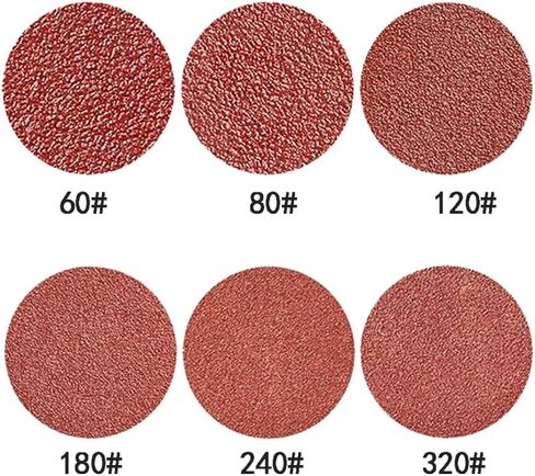 100Pcs 2" inch Sanding Disc Roll Lock R-Type Sandpaper Quick Change Disc Grinding Pad Abrasive Disc (120) in Saudi Arabia
