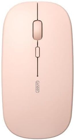 Wireless Bluetooth Mouse,Rechargeable Mouse(BT5.2 & 3.0) with Silent Click, 3-Level DPI Portable Mouse for Laptop, Computer(Black) in Kuwait