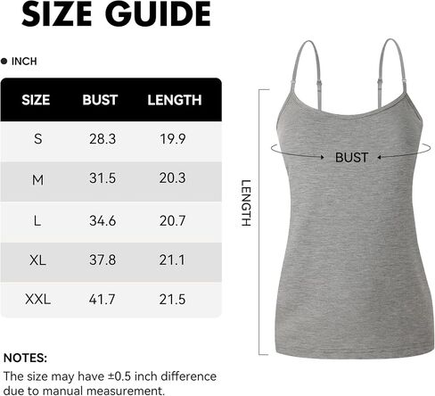 BAMBOO COOL Women's Camisoles Tanks Top Lingerie Spaghetti Strap Tank Tops and Slim-Fit Cami Undershirts 3 Pack in Saudi Arabia