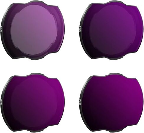 CAPART ND Filters Kit: ND8 ND16 ND32 ND64 for DJI Avata Drone and O3 Air Unit in Saudi Arabia