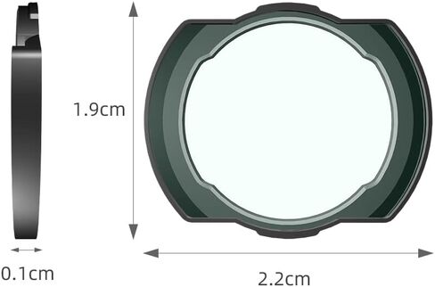 CAPART ND Filters Kit: ND8 ND16 ND32 ND64 for DJI Avata Drone and O3 Air Unit in Saudi Arabia