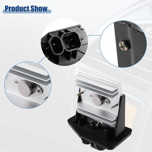 ACROPIX AC سخان منفاخ المحرك المقاوم مروحة التحكم في سرعة وحدة منظم مناسبة لBuick Lesabre 1992-1996 12368389 - حزمة من 1 أسود in Kuwait