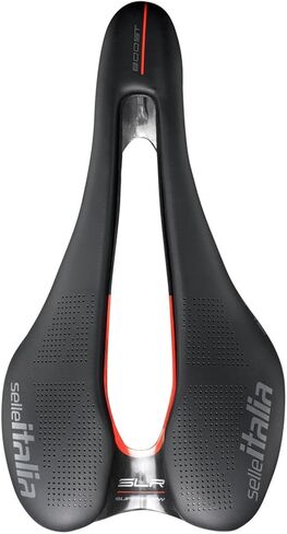 Selle Italia SLR Boost Kit Carbonio Superflow، الطريق، MTB، سرج دراجة الحصى - للرجال والنساء - سباق الأنف القصير، التحمل in Kuwait