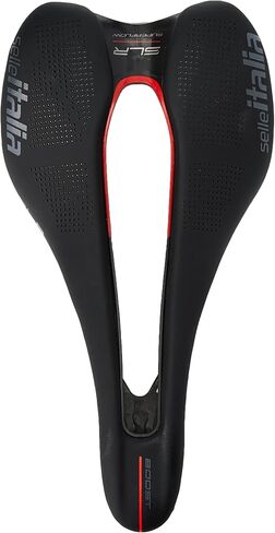 Selle Italia SLR Boost Kit Carbonio Superflow، الطريق، MTB، سرج دراجة الحصى - للرجال والنساء - سباق الأنف القصير، التحمل in Kuwait