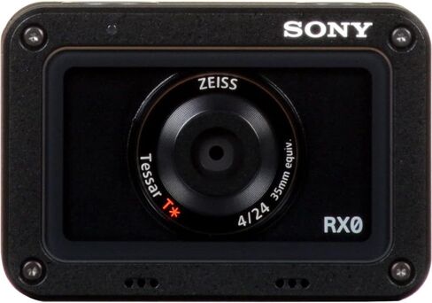 Sony RX0 Ultra-Compact Waterproof/Shockproof Camera DSC-RX0, 64GB Memory Card, 2 x ENEL19 Battery, Case, Card Reader, Corel Photo Software, Flex Tripod, Hand Strap, Memory Card Wallet, and More in Saudi Arabia