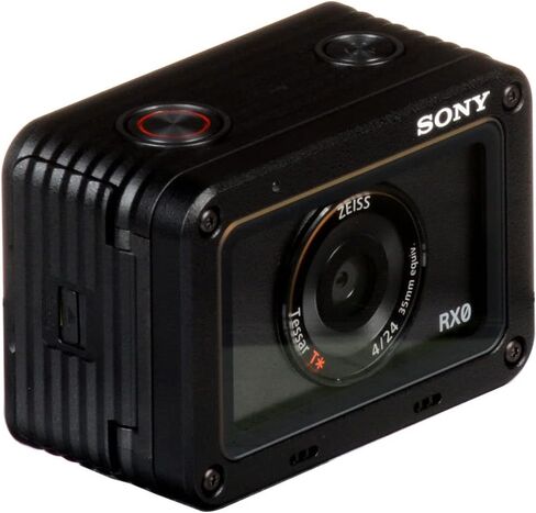 Sony RX0 Ultra-Compact Waterproof/Shockproof Camera DSC-RX0, 64GB Memory Card, 2 x ENEL19 Battery, Case, Card Reader, Corel Photo Software, Flex Tripod, Hand Strap, Memory Card Wallet, and More in Saudi Arabia