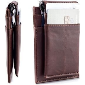Dockem The Latcher and The Rȳd; The Modular Wallet(s) (Vintage Brown Virtuosa Genuine Top-Grain Leather)