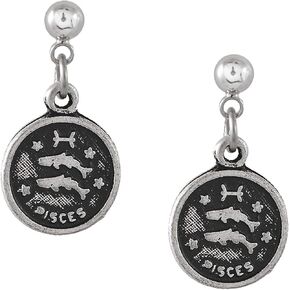 Your Zodiac Sign Dangling Disc Earrings