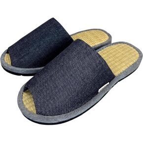 Slippers Scuffs Room Shoes Rush Made in Japan Okayama Denim Front Opening At Home Men's Ladies'
