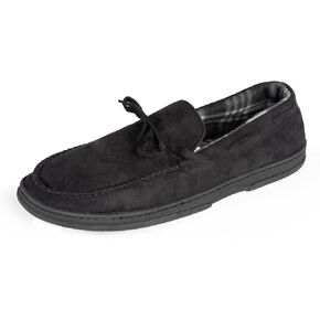 NORTY Moccasin Slippers for Men - Indoor and Outdoor Slip-On Shoes - Perfect for Lounging and Walking Around the House
