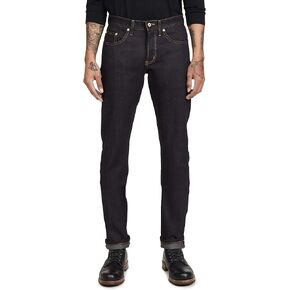 بنطلون جينز رجالي من Denim مطبوع عليه Weird Guy Denim من Naked & Famous Denim أزرق in Kuwait