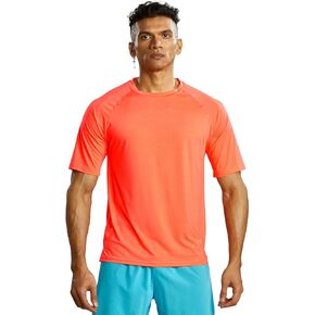 Ouber Men's Athletic Training Crew T-Shirt Quick Dry Running Gym Short Sleeve T-Shirts