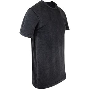 ShirtBANC Mens Faded Vintage T Shirts Mineral Wash Distressed Hipster Shirt